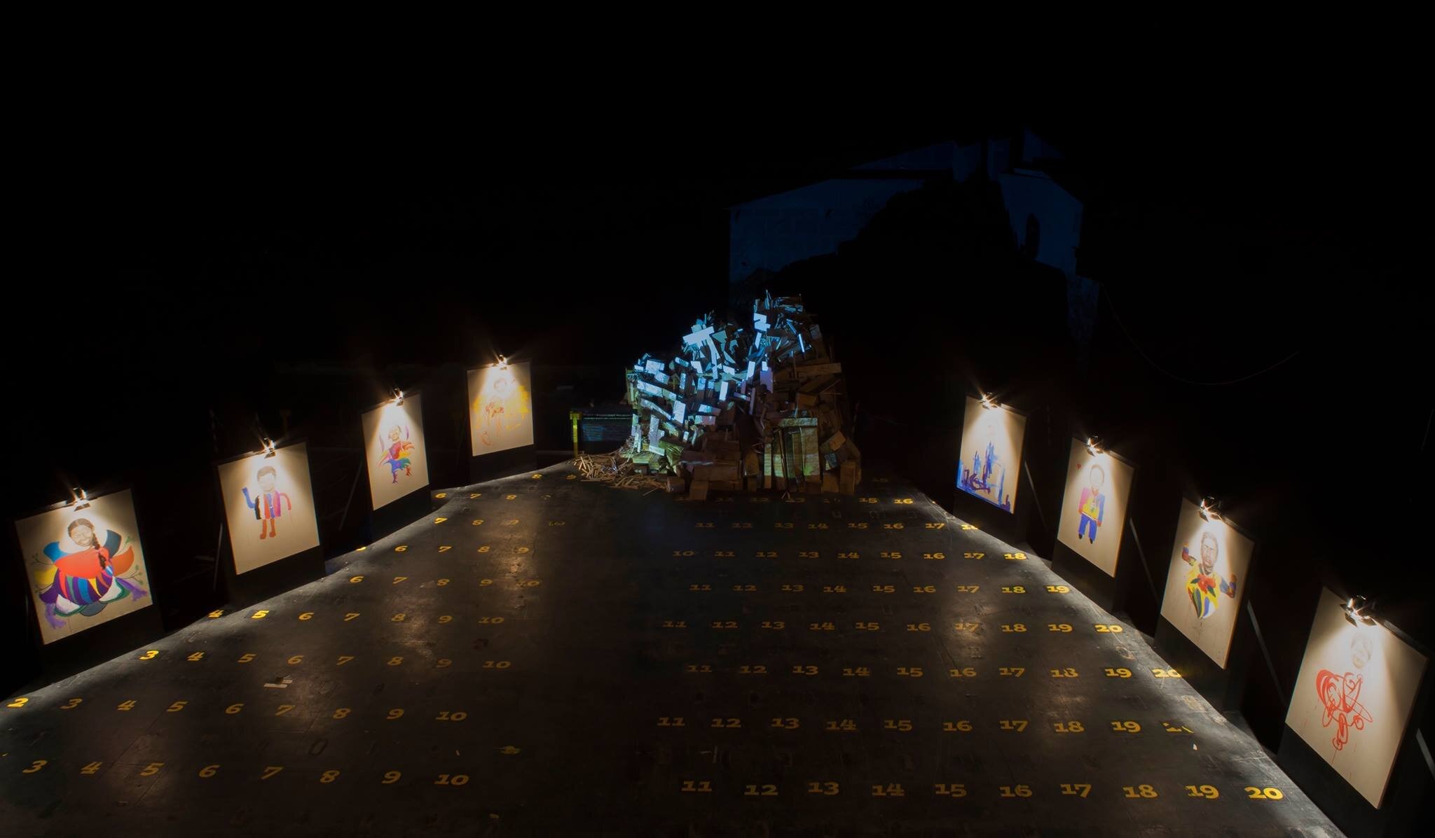 Painted Identity — Exhibition at the Cinema, Milan